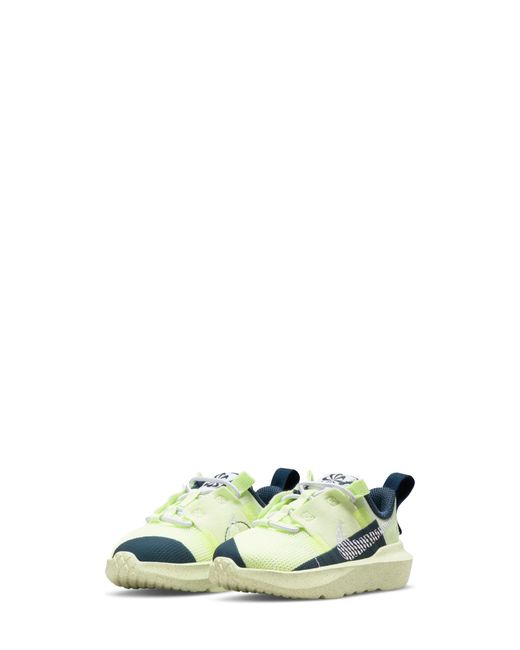 Nike Crater Impact Sneaker 5 M in Lime Ice/White/Armory Navy at Nordstrom