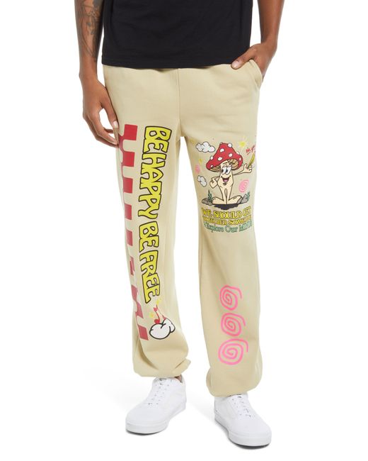 Coney Island Picnic Be Happy Free Sweatpants in at Nordstrom