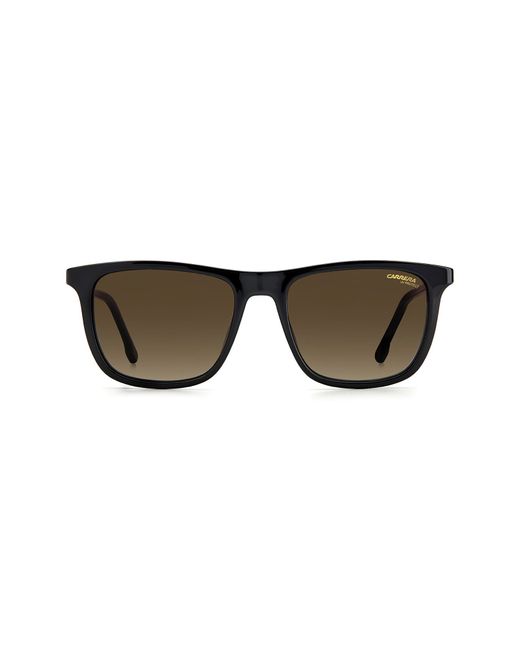 Carrera 53mm Rectangular Sunglasses in Black Gradient at Nordstrom