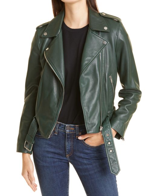 Ag Rory Leather Moto Jacket in at Nordstrom