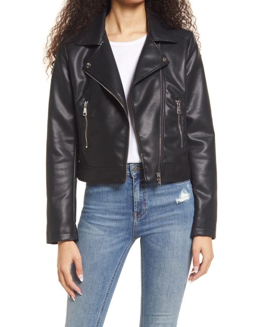 Vigoss Faux Leather Moto Jacket in at Nordstrom