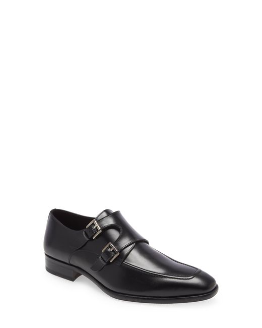 Mezlan Leather Double Monk Strap Shoe in at Nordstrom
