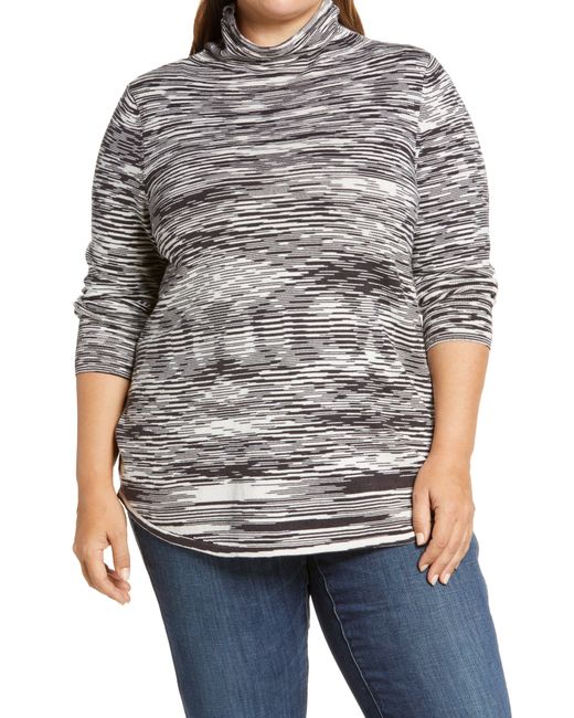 Nic+Zoe Vital Turtleneck Sweater 2X in Mix at Nordstrom
