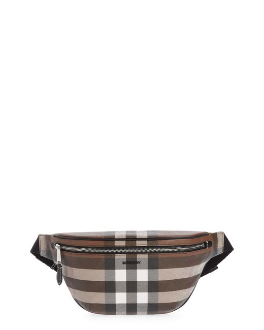 Burberry Cason Check E-Canvas Belt Bag in at Nordstrom
