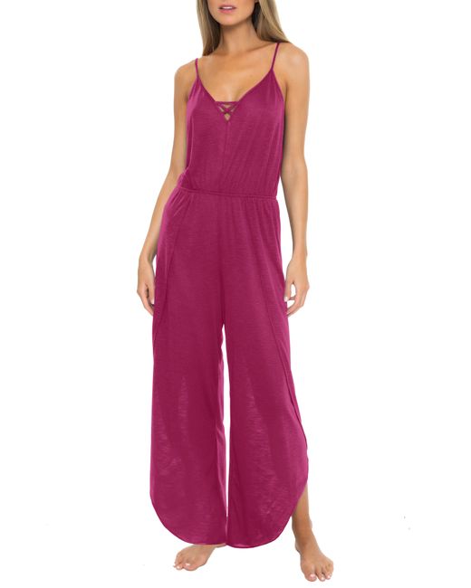 Becca Breezy Wide Leg Cover-Up Jumpsuit in at Nordstrom