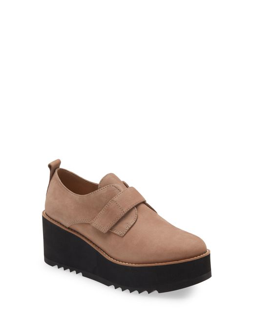 Eileen Fisher Zola Wedge Oxford 6.5 in Earth at Nordstrom