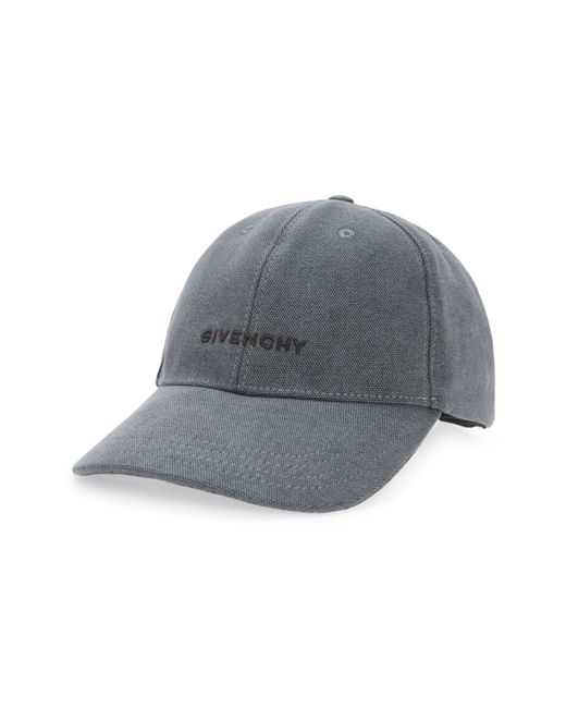 Givenchy Logo Embroidered Baseball Cap in 020-Grey at Nordstrom