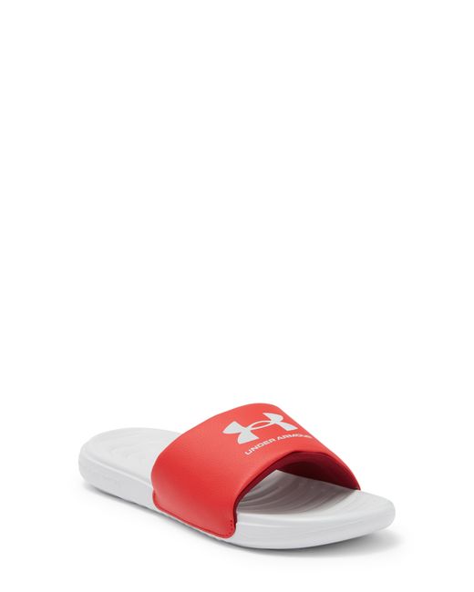 Under Armour Ansa Slide Sandal 10 in Grey at