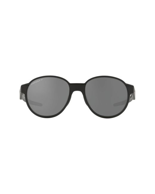 Oakley 56mm Polarized Round Sunglasses in Matte Prizm at
