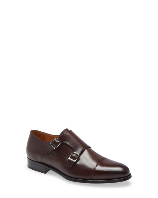 Suitsupply Double Monk Strap Leather Shoe in at