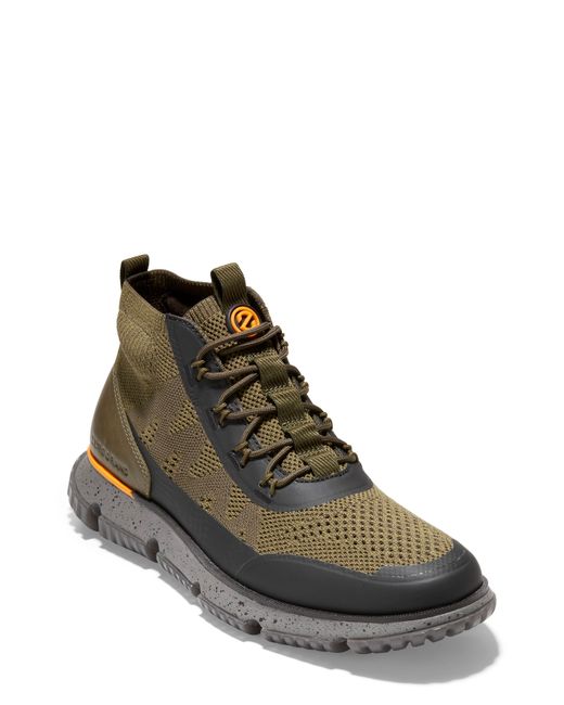 Cole Haan 4.ZerGrand Stitchlite Water Resistant Boot 9.5 in Wren/Olive/Rosin/Oriole at