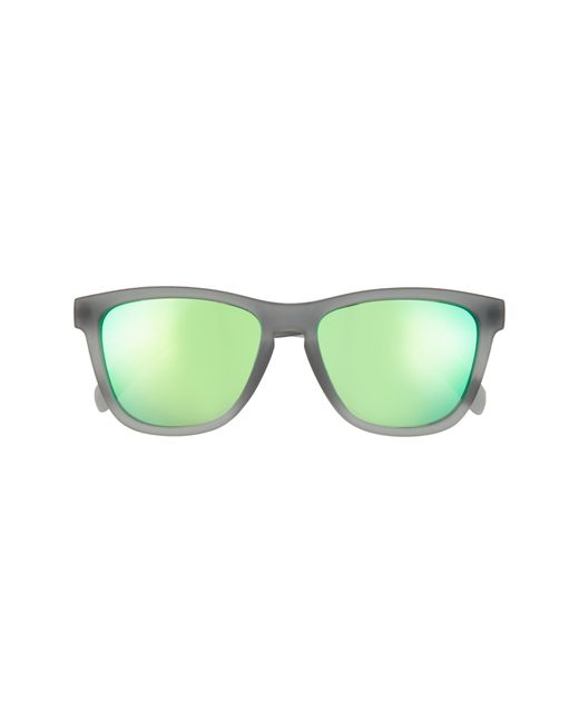 Goodr Silverback Squat Mobility Polarized Sunglasses in Silver/Blue at