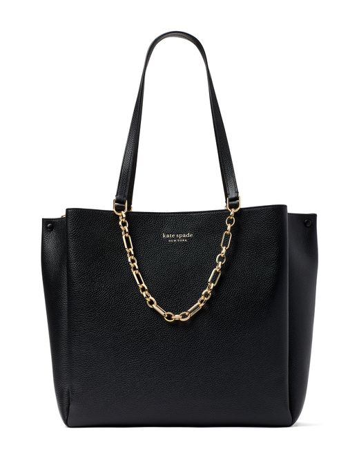 Kate Spade New York carlyle large pebbled leather tote in at