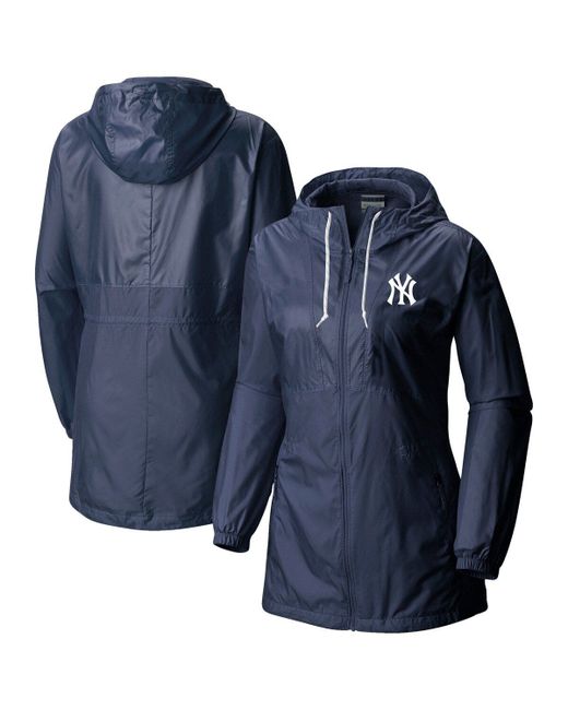 Columbia New York Yankees Flashback Full-Zip Windbreaker Jacket at