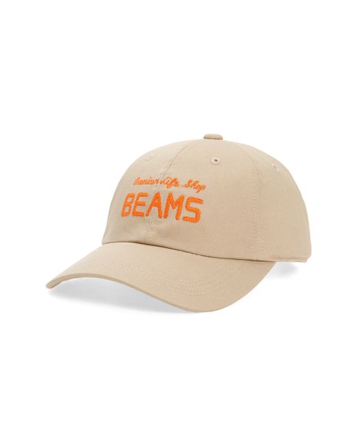 Beams Plus Logo Baseball Cap in at