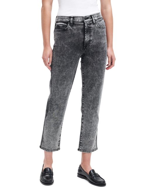 7 For All Mankind Crop Straight Leg Jeans in at