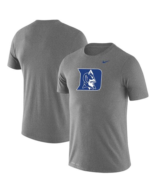 Nike Heathered Duke Blue Devils School Logo Legend Performance T-Shirt in at