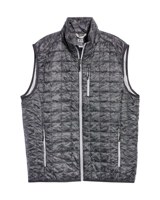 Cutter and Buck Rainier PrimaLoftR Water Resistant Puffer Vest in at