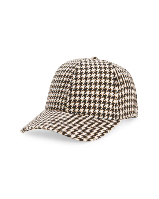 Topman Topshop Puppytooth Check Cap in at