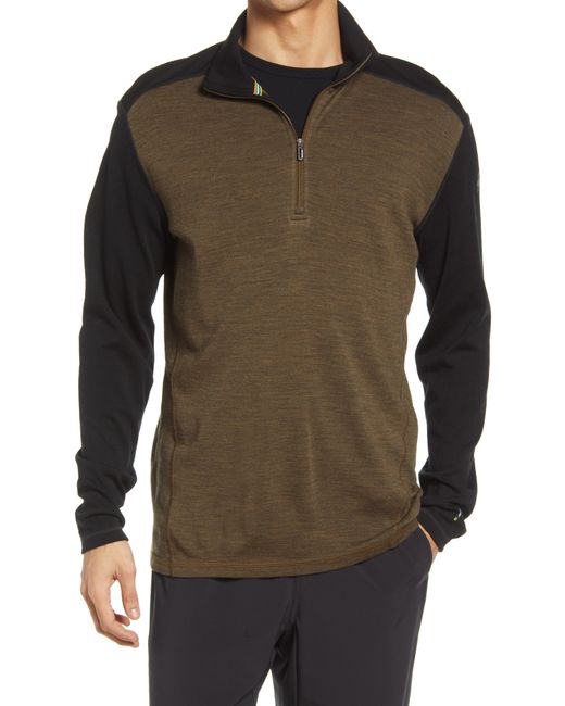 SmartWool Merino 250 Base Layer Quarter Zip Pullover in at