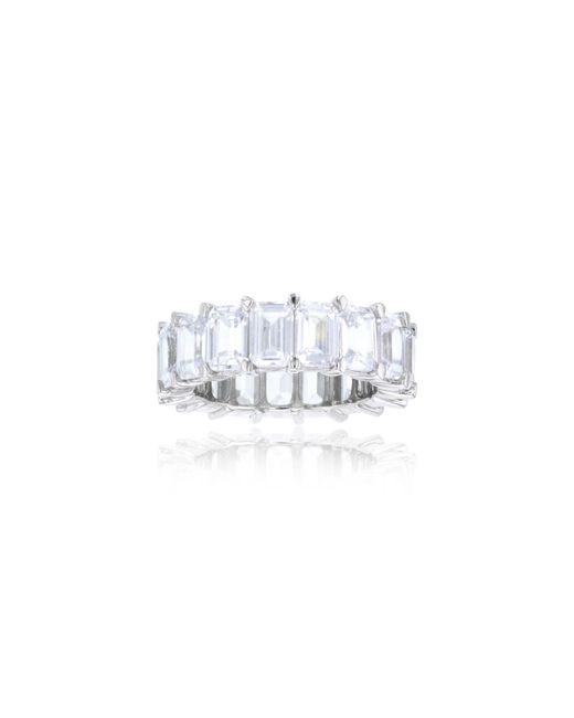 Lulea Cubic Zirconia Eternity Band Ring in at