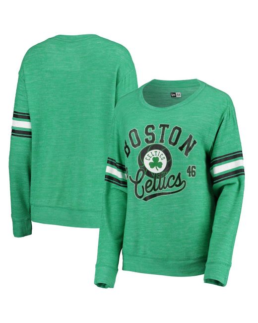 New Era Boston Celtics Space Dye Tri-Blend Sweatshirt at