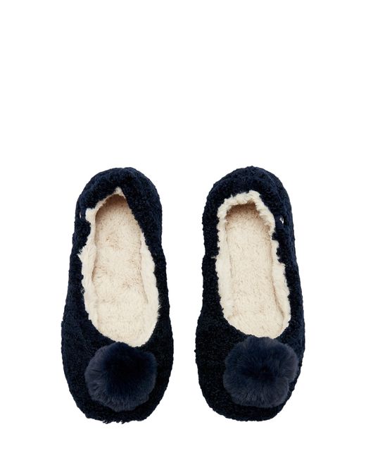 Joules Pombury Faux Fur Lined Slipper in at