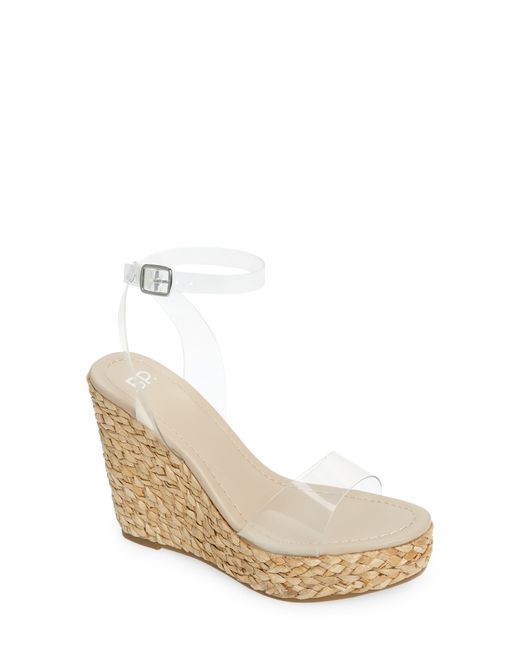 Bp. BP. Ginny Espadrille Ankle Strap Wedge Sandal in at