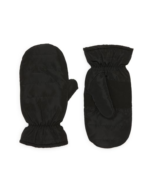 Open Edit Nylon Puffer Mittens in at