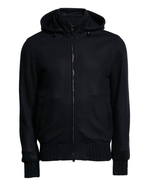 Thom Sweeney Cashmere Blend Hooded Jacket in at