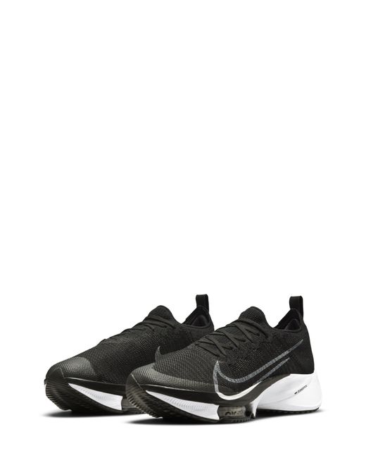Nike Air Zoom Tempo NEXT Running Shoe 10 in Black/Platinum at