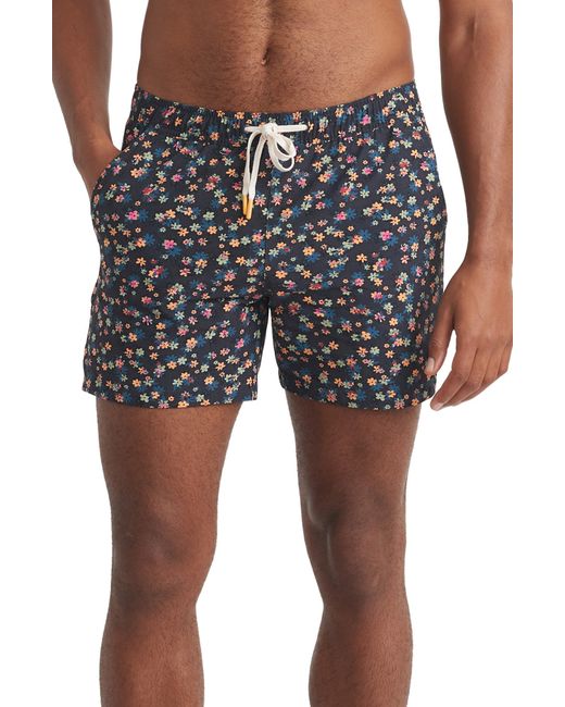 Marine Layer Rincon Floral Swim Trunks Xx-Large in India Ink Mini at