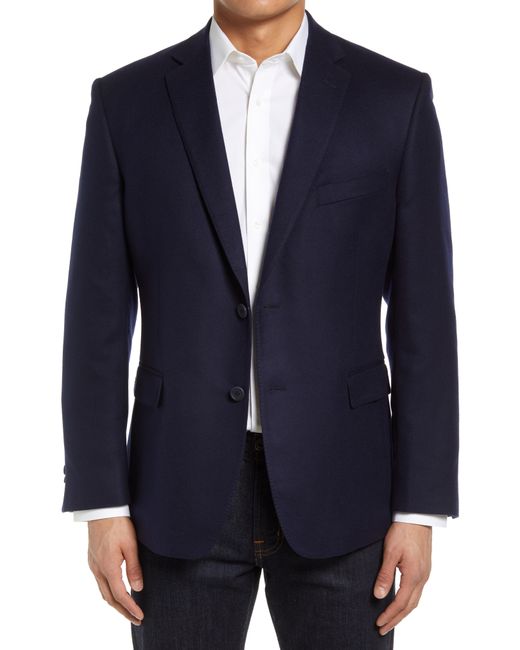 JB Britches Solid Cashmere Silk Sport Coat in at