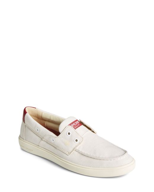 Sperry Outer Banks Washed Twill Boat Shoe in at 7