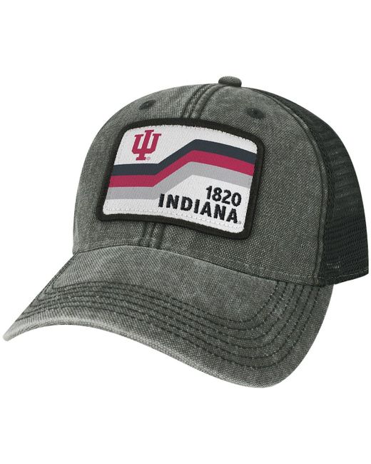 Legacy Athletic Indiana Hoosiers Sun Bars Dashboard Trucker Snapback Hat at One Oz