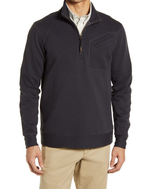 Billy Reid Double Knit Half-Zip Pullover in at