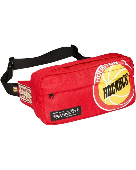 Mitchell & Ness Houston Rockets Hardwood Classics Fanny Pack in at