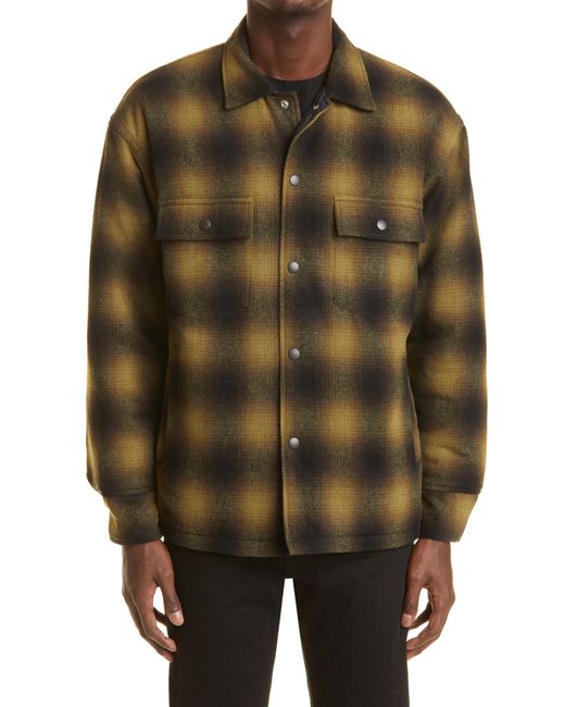 F-Lagstuf-F Check Wool Blend Jacket in at
