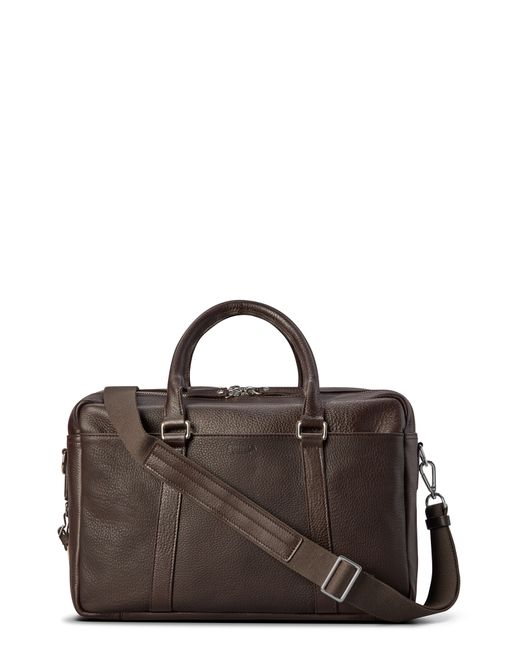 Shinola Double-Zip Leather Briefcase in at