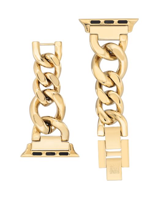 AK Anne Klein Chain Link Apple WatchR Bracelet in Gold at