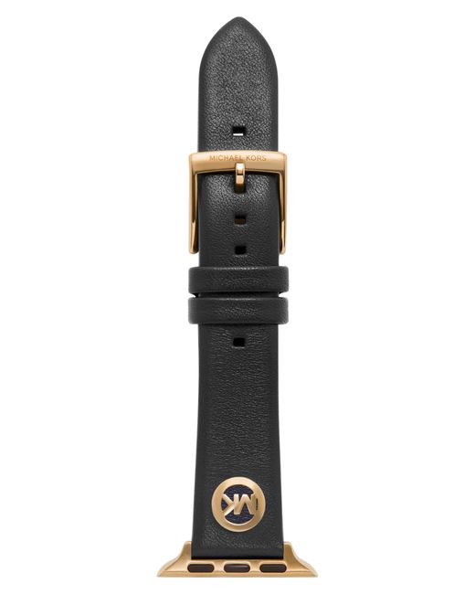 Michael Michael Kors Leather Apple WatchR Band in at