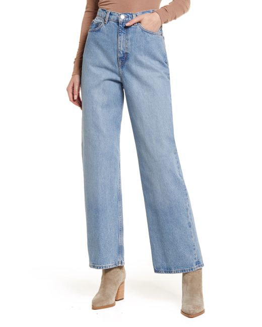 Other Stories High Waist Wide Leg Jeans in Tint at 26