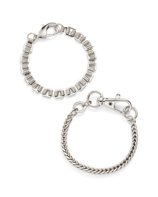 Nordstrom Set of 2 Link Bracelets in at