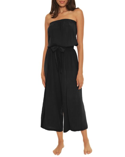 Becca Ponza Strapless Cover-Up Jumpsuit in at