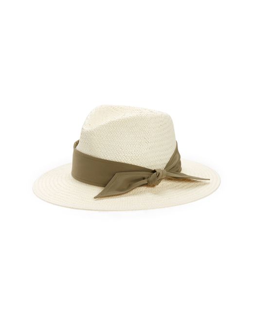 Rag & Bone Packable Straw Fedora Hat in at
