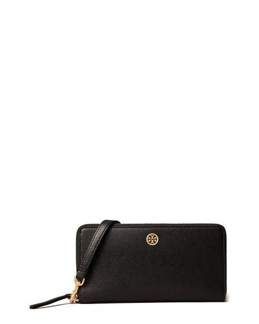 Tory Burch Robinson Continental Leather Wallet in at