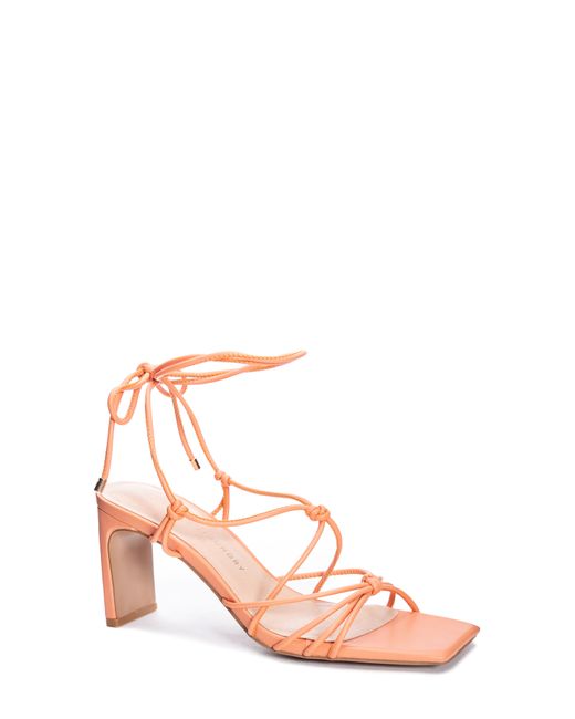 Chinese Laundry Yita Smooth Ankle Tie Sandal in at
