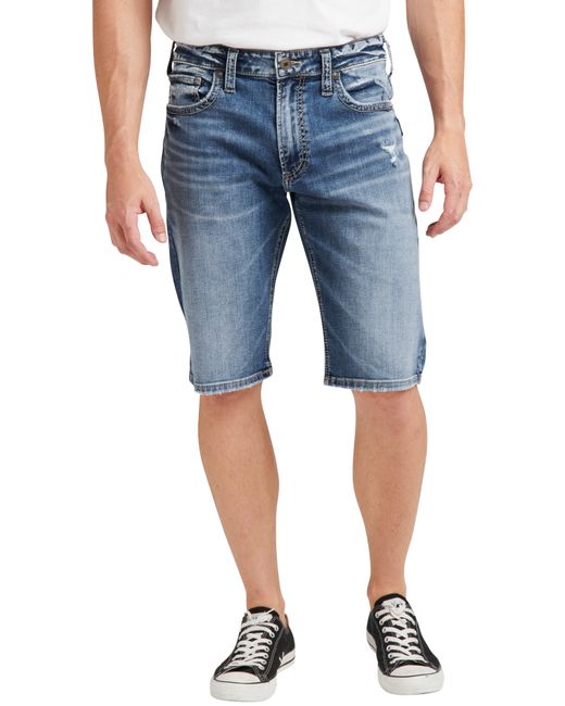 Silver Jeans Co. Jeans Co. Gordie Relaxed Fit Denim Shorts in at