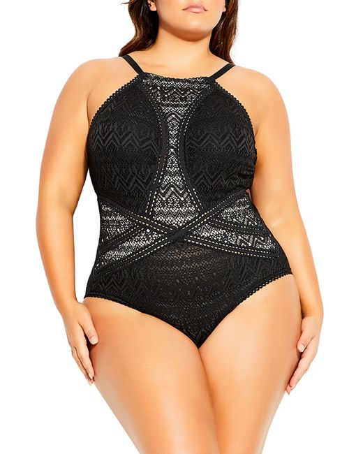City Chic Nuria One-Piece Swimsuit in at X-Small