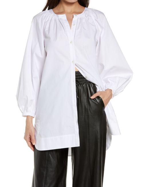 Staud Vincent Tunic Shirt in at
